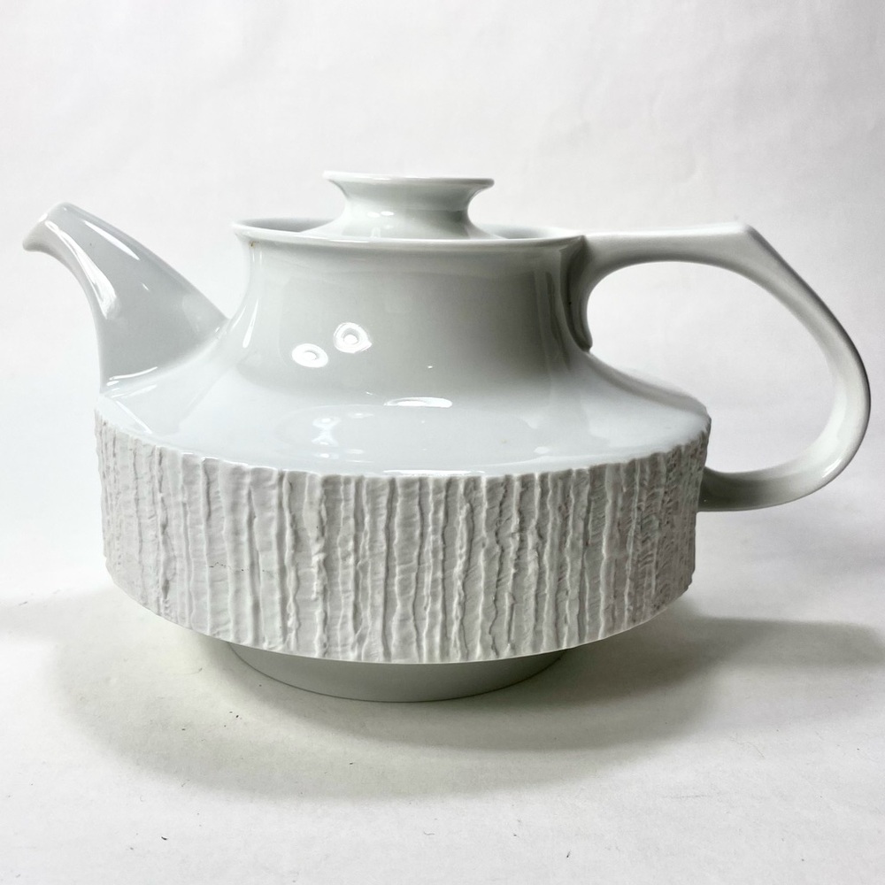 MCM Thomas Arcta Rosenthal Germany Teapot White Porcelain German